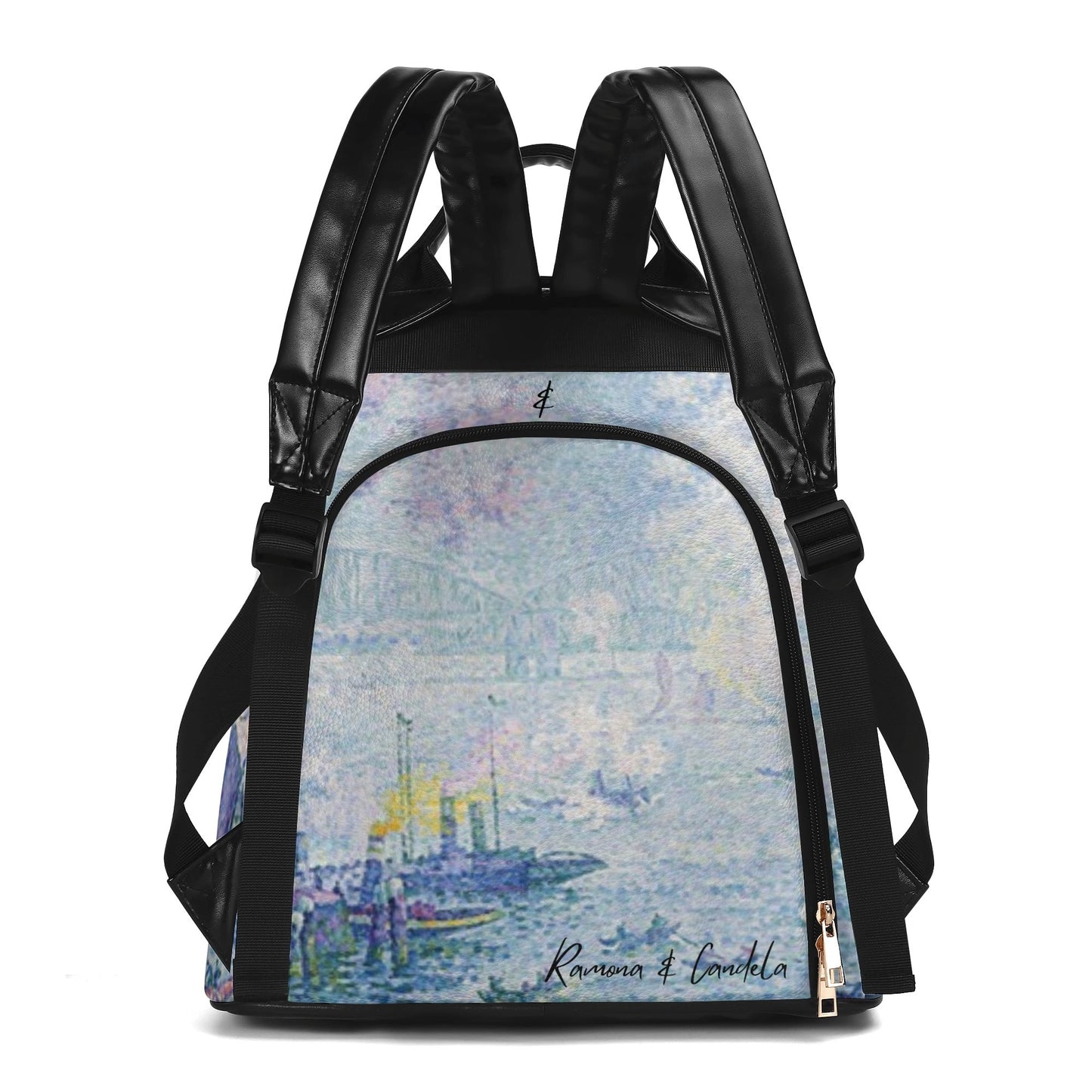 Mochila Antirrobo El Puerto de Rotterdam Paul Signac. Edición Exclusiva - Ramona & Candela