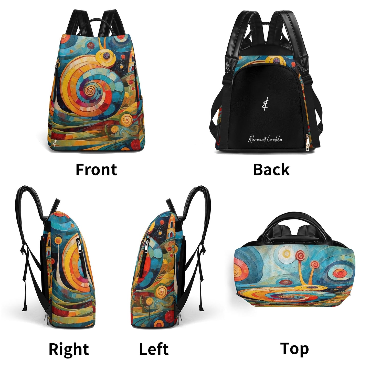 Mochila Antirrobo SNAIL COLOURS. Edición Exclusiva - Ramona & Candela - NEW COLLECTION