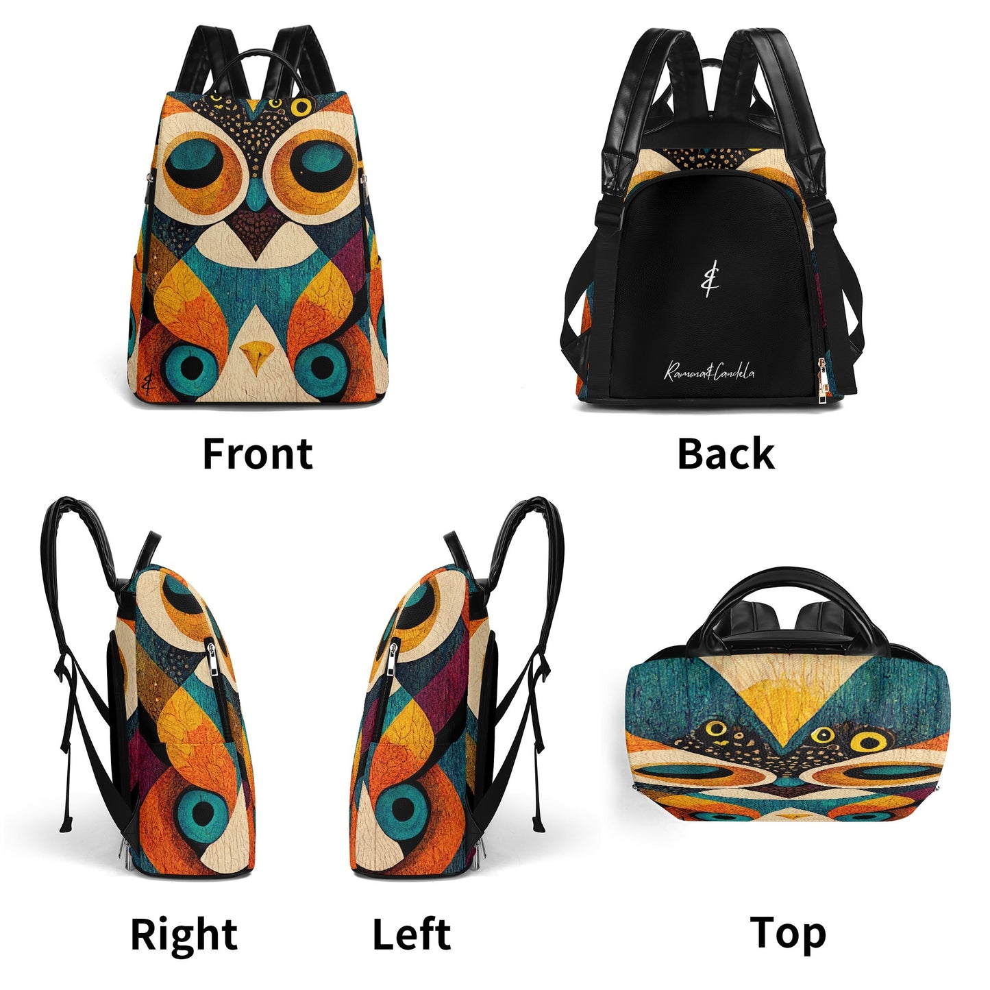 Mochila Antirrobo OWL COLOURS. Edición Exclusiva - Ramona & Candela - NEW COLLECTION