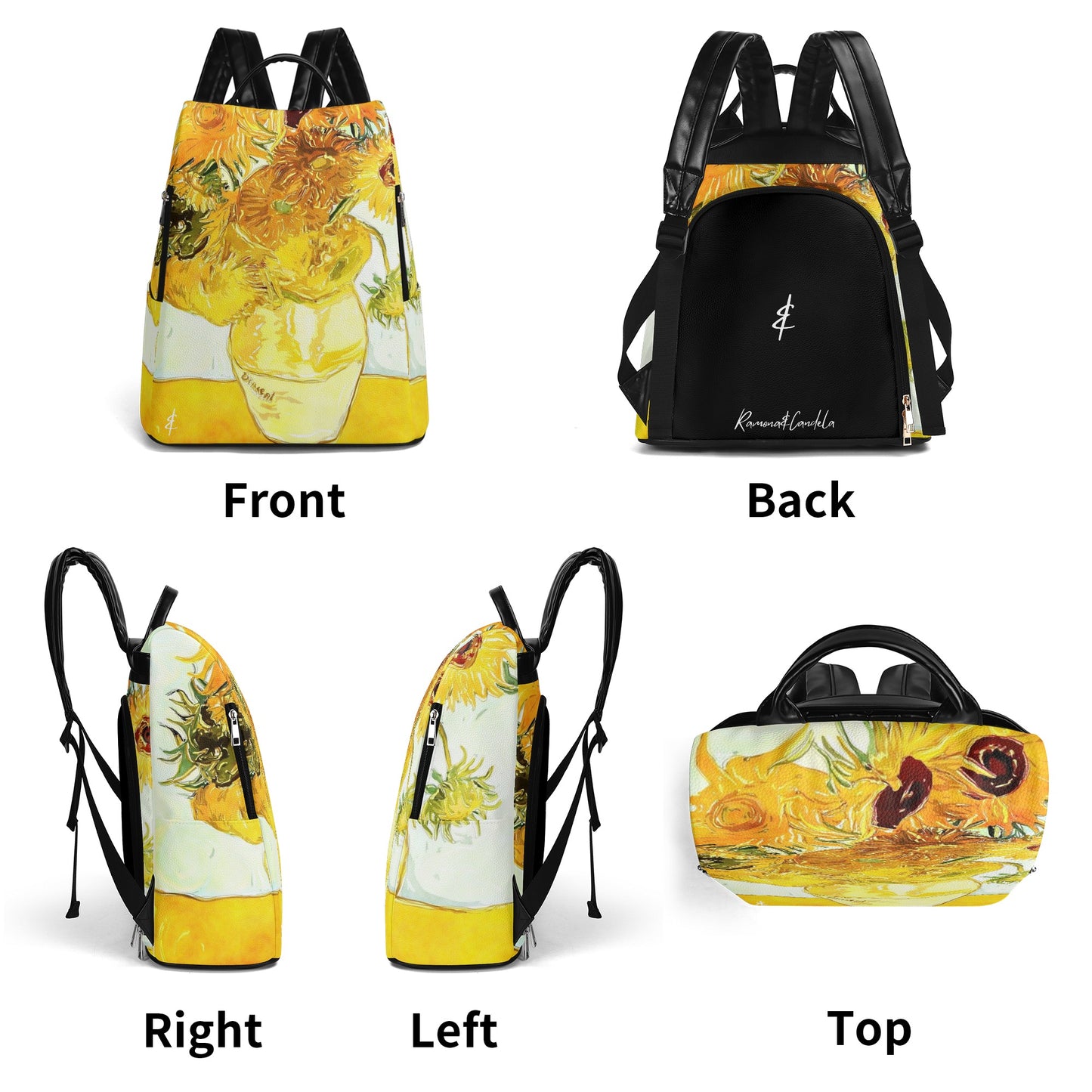 Mochila Antirrobo LosGirasoles Van Gogh. Edición Exclusiva - Ramona & Candela